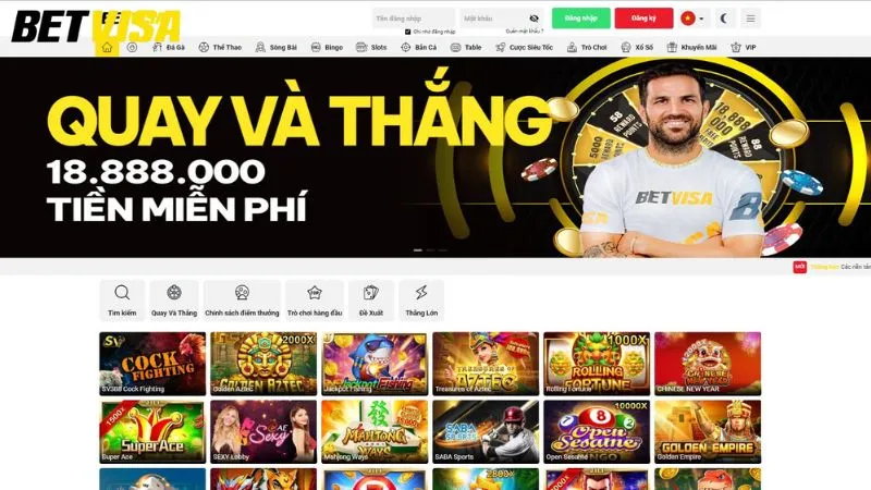 Đăng ký Betvisa với nhiều lợi ích cho người chơi
