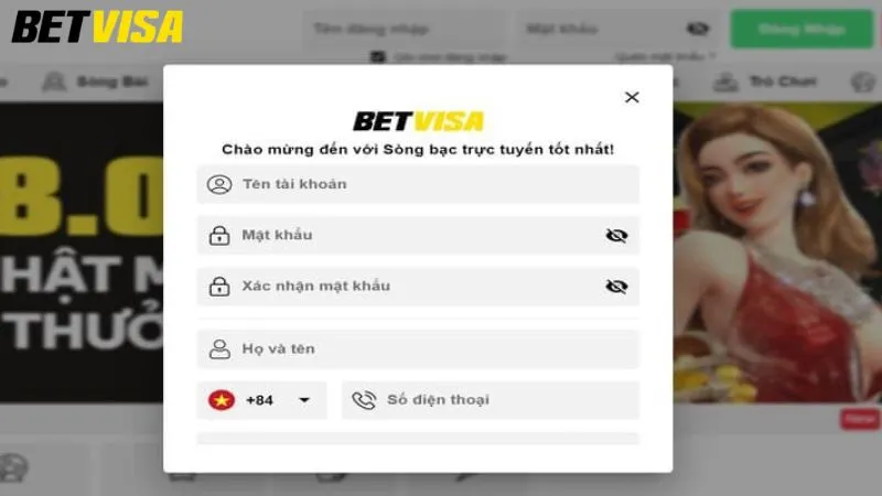 Đăng nhập Betvisa nhanh chóng bằng máy tính