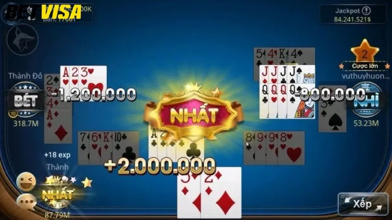 Game bài Phỏm Betvisa có cách chơi đơn giản