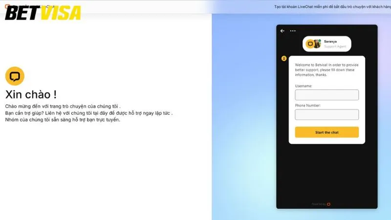 Khôi phục mật khẩu khi liên hệ Betvisa