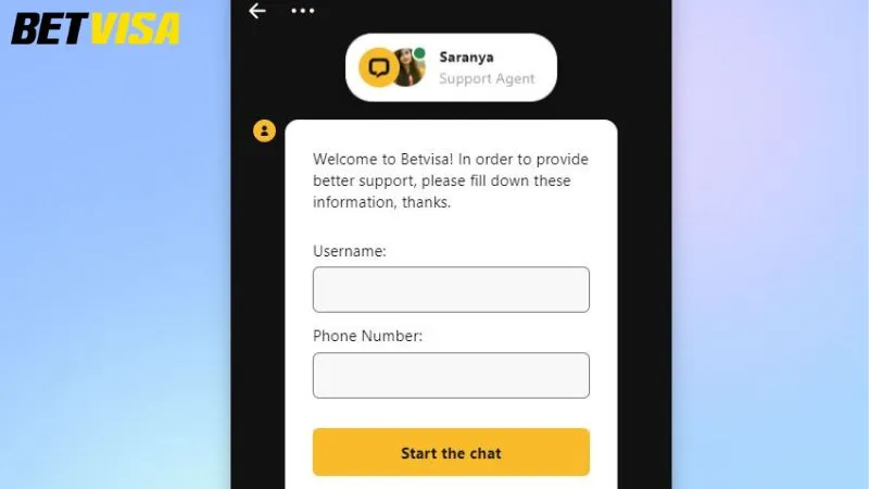 Liên hệ Betvisa khi rút tiền không được