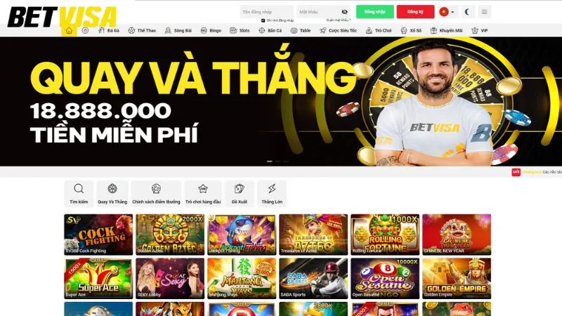 Nhà cái Betvisa được người chơi đánh giá cao